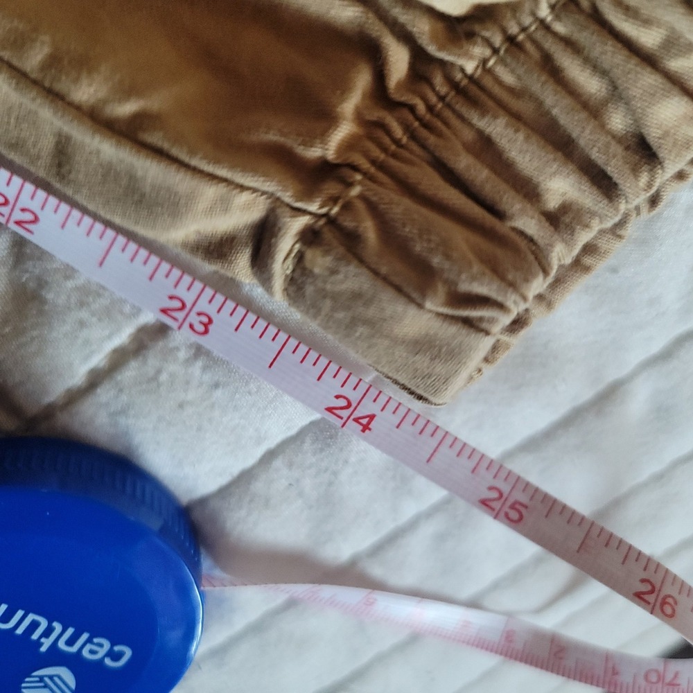 Sanctuary Cargo Jogger Pants Tan Utility Pockets Drawstring Ankle Women Size 29 - Picture 7 of 8